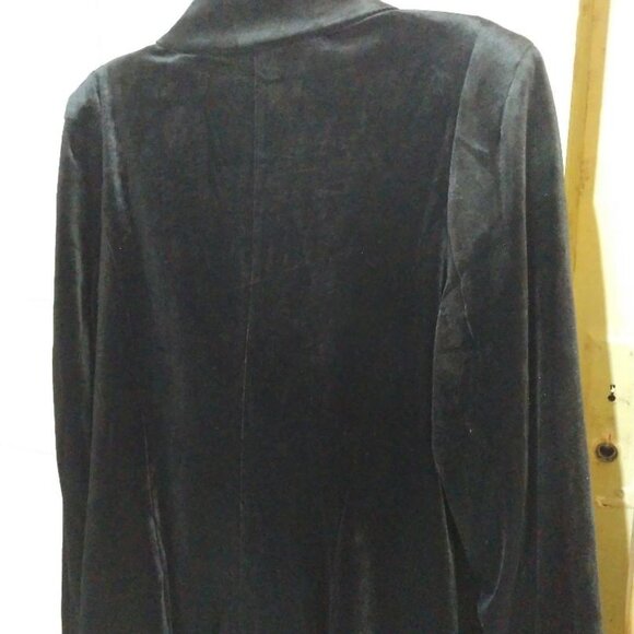 Venus Black Velvet Blazer - Size 14 - Picture 9 of 12